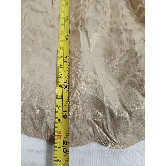 Youngland Baby Dress with Roses size 2T Brown Velvet Gold Silky Rosettes + Clip - Picture 13 of 14